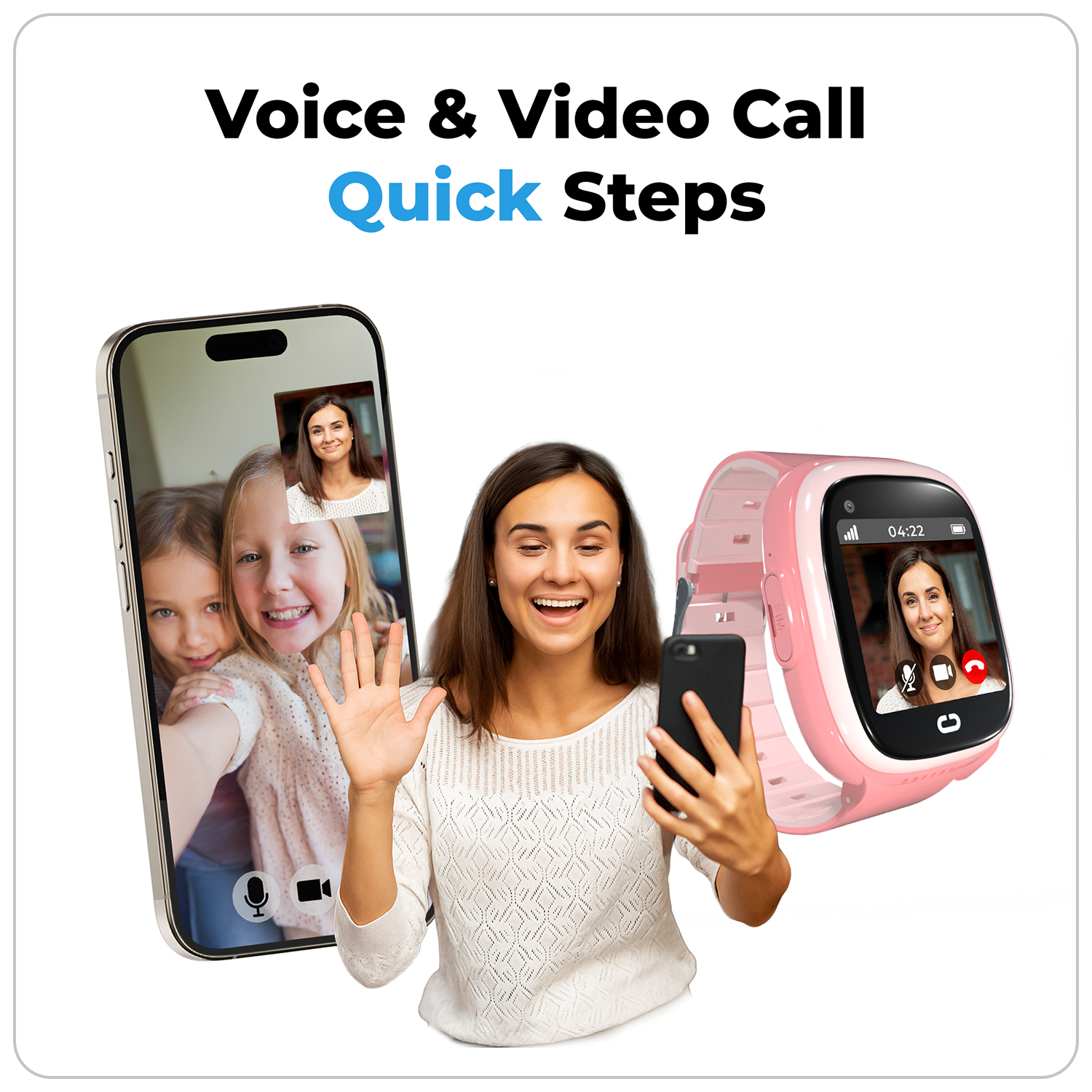 Emojikidz HD Video Calling Approved Contacts Feature
