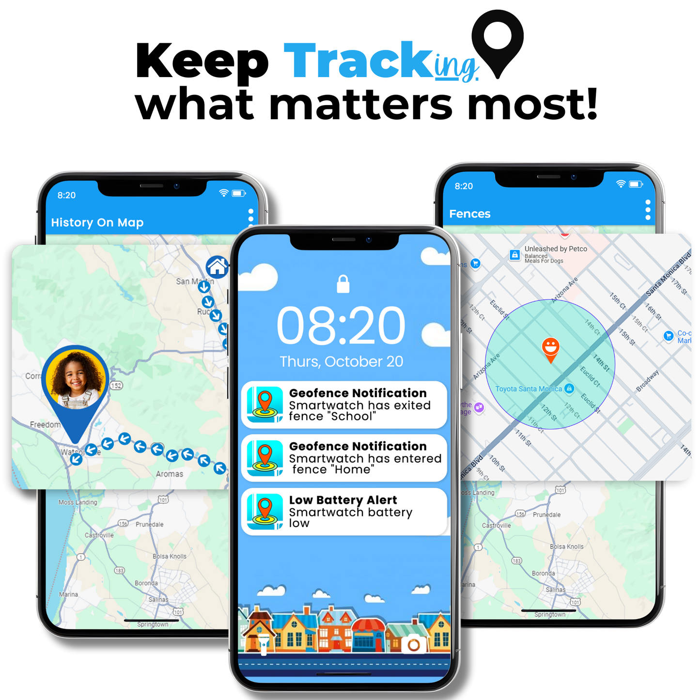 Emojikidz Smart Watch Phone with GPS Monitoring For Kids