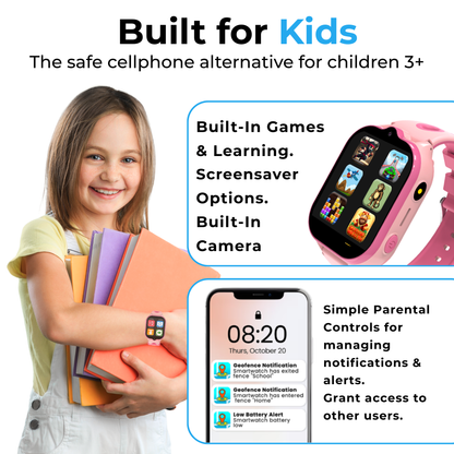 Emojikidz Smart Watch Phone with GPS Monitoring For Kids