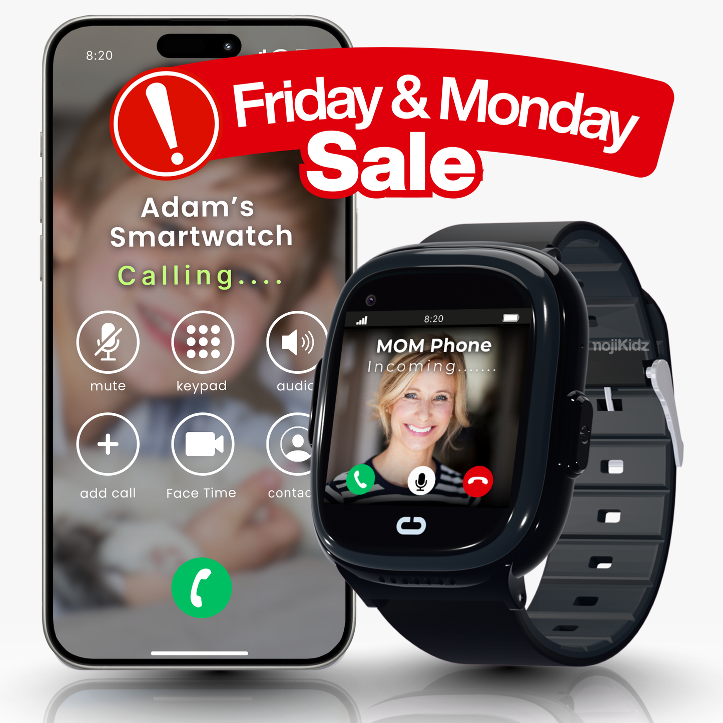 EmojiKidz Smart Watch with GPS for Kids