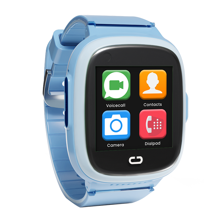 kids smart watch by Emojikidz Blue Smartwatch